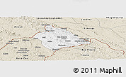 Classic Style Panoramic Map of Belize