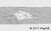 Gray Panoramic Map of Belize