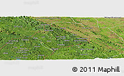 Satellite Panoramic Map of Belize