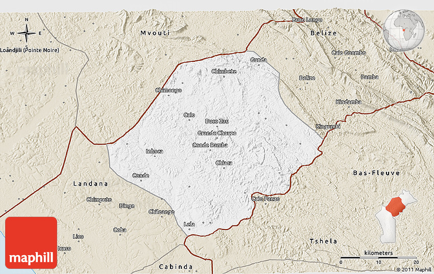 Classic Style 3D Map of BucoZau