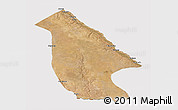 Satellite 3D Map of Calai, cropped outside