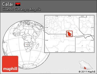 Blank Location Map of Calai