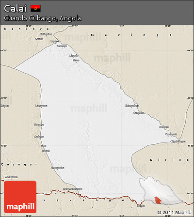 Classic Style Map of Calai
