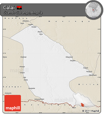 Classic Style Map of Calai