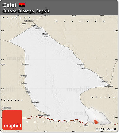 Classic Style Map of Calai