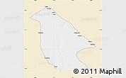 Classic Style Map of Calai, single color outside