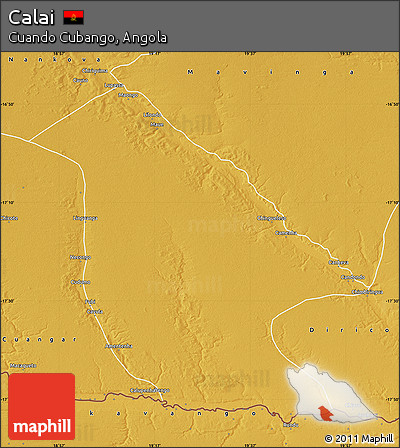 Physical Map of Calai