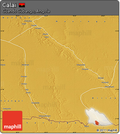 Physical Map of Calai