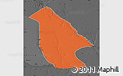 Political Map of Calai, darken, desaturated