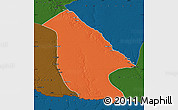 Political Map of Calai, darken
