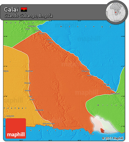 Political Map of Calai