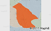 Political Map of Calai, lighten, semi-desaturated