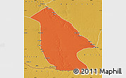 Political Map of Calai, physical outside