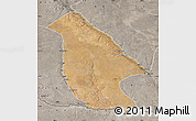 Satellite Map of Calai, semi-desaturated