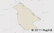 Shaded Relief Map of Calai, cropped outside