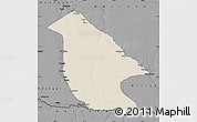 Shaded Relief Map of Calai, darken, desaturated