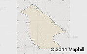 Shaded Relief Map of Calai, lighten, semi-desaturated