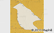 Shaded Relief Map of Calai, physical outside