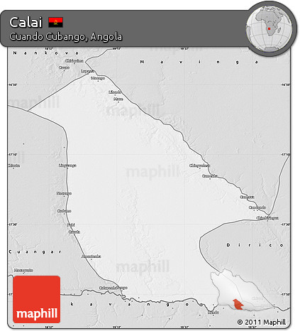 Silver Style Map of Calai