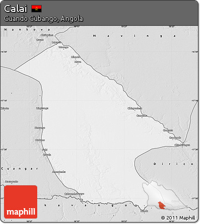 Silver Style Map of Calai