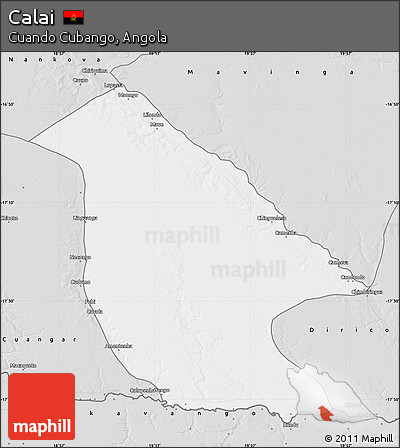 Silver Style Map of Calai
