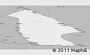 Gray Panoramic Map of Calai