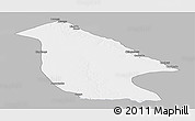 Gray Panoramic Map of Calai, single color outside
