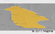 Physical Panoramic Map of Calai, desaturated