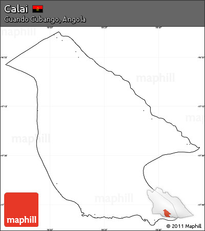 Blank Simple Map of Calai, cropped outside, no labels