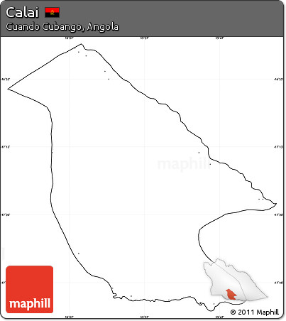 Blank Simple Map of Calai, cropped outside, no labels