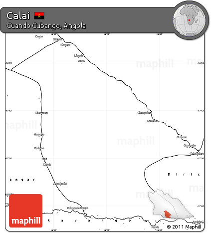 Blank Simple Map of Calai