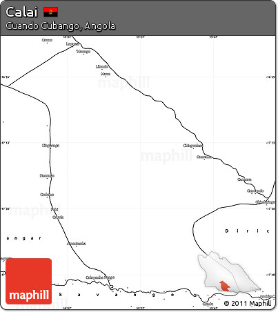 Blank Simple Map of Calai