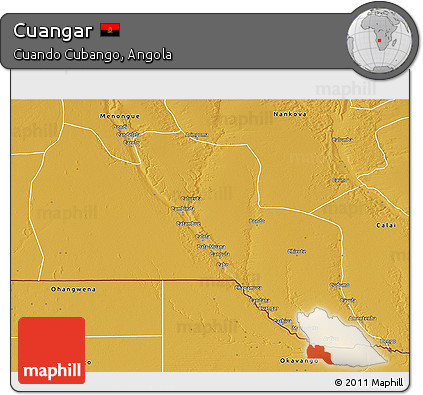 Physical 3D Map of Cuangar