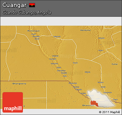 Physical 3D Map of Cuangar