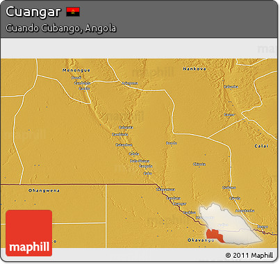 Physical 3D Map of Cuangar