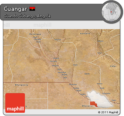 Satellite 3D Map of Cuangar