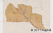 Satellite 3D Map of Cuangar, lighten