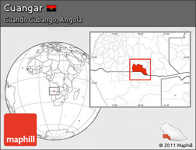 Blank Location Map of Cuangar
