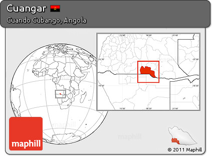 Blank Location Map of Cuangar