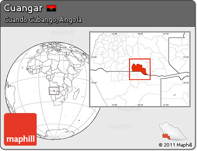 Blank Location Map of Cuangar