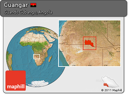 Satellite Location Map of Cuangar