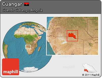 Satellite Location Map of Cuangar