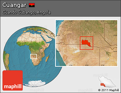Satellite Location Map of Cuangar