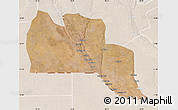 Satellite Map of Cuangar, lighten