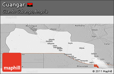 Gray Panoramic Map of Cuangar