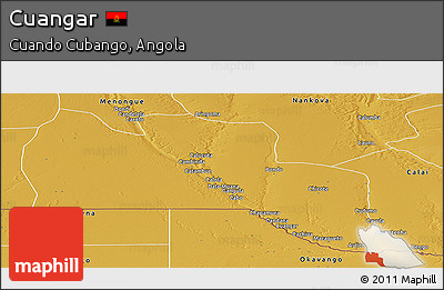 Physical Panoramic Map of Cuangar