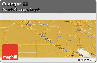 Physical Panoramic Map of Cuangar