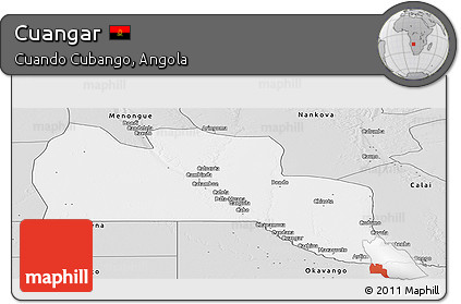 Silver Style Panoramic Map of Cuangar