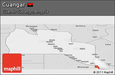 Silver Style Panoramic Map of Cuangar