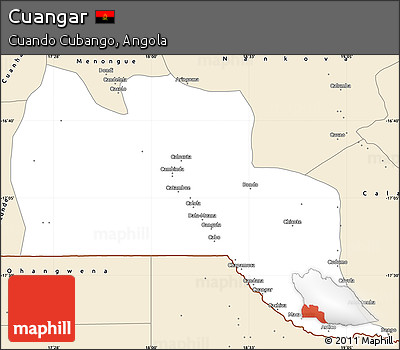 Classic Style Simple Map of Cuangar